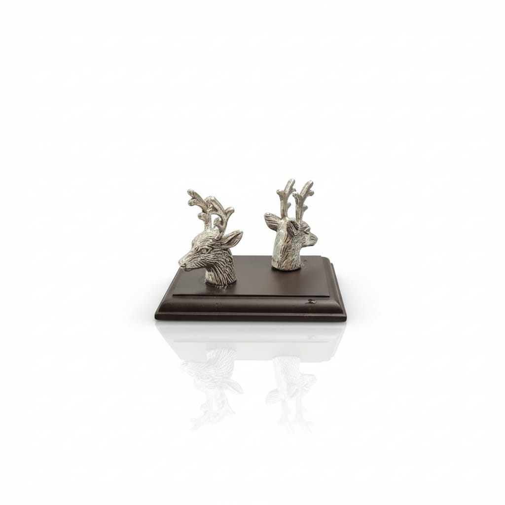 Suraj Bhan Jewellery Hub - Elegant Deer Silver Card Holder